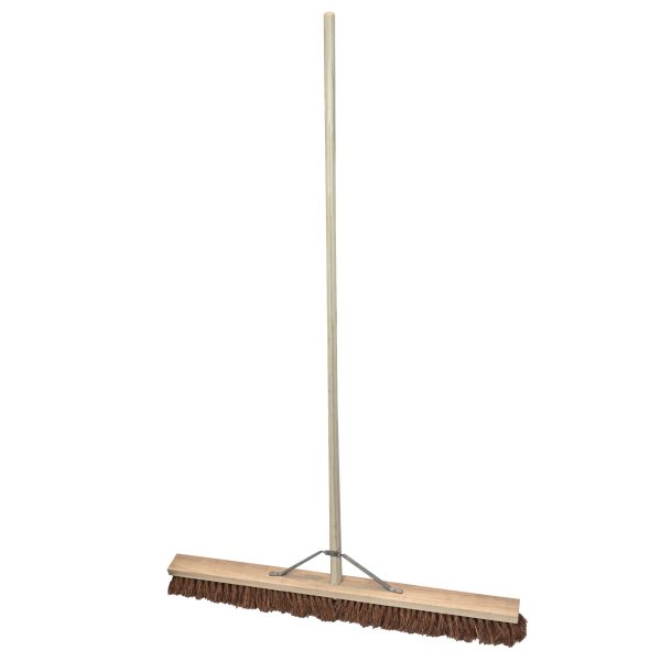 FAITHFULL Broom Soft Coco 900mm (36in) + Handle & Stay