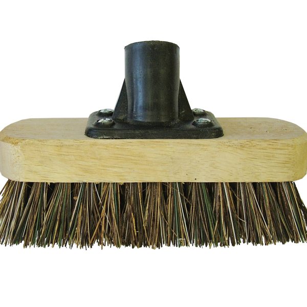 FAITHFULL Deck Scrub Broom Head 175mm (7in) Threaded Socket