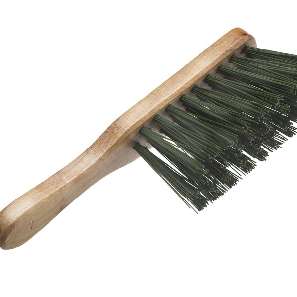 FAITHFULL Stiff Green PVC Hand Brush 275mm (11in)