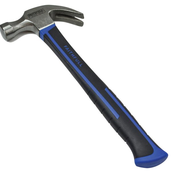 FAITHFULL Claw Hammer Fibreglass Handle 567g (20oz)