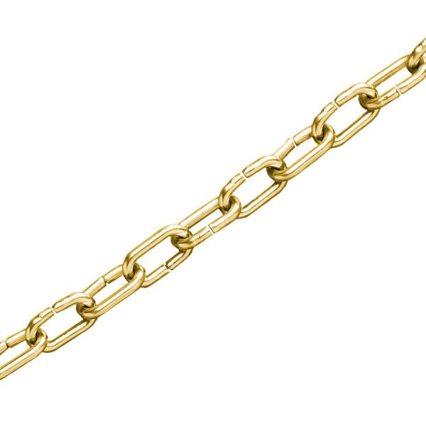 FAITHFULL Clock Chain Polished Brass 1.6mm x 10m