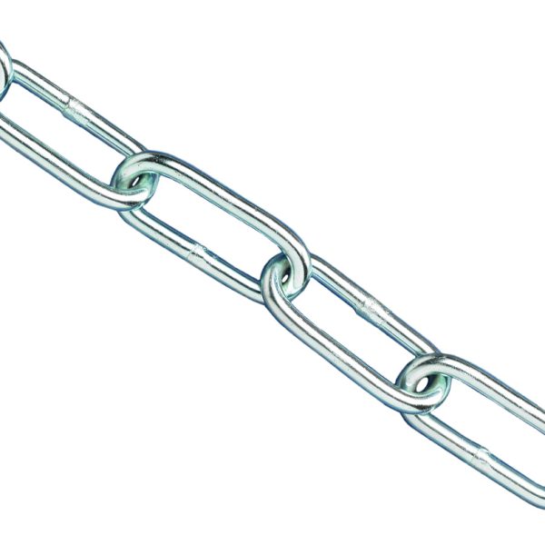 FAITHFULL Zinc Plated Chain 3mm x 2.5m - Max. Load 80kg