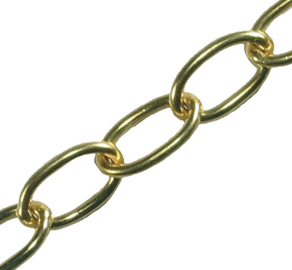 FAITHFULL Oval Chain 2.3mm x 10m Polished Brass