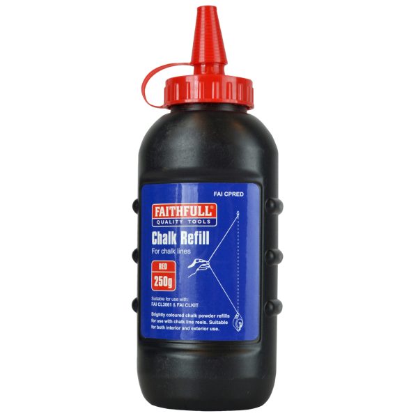 FAITHFULL Chalk Powder Red 250g