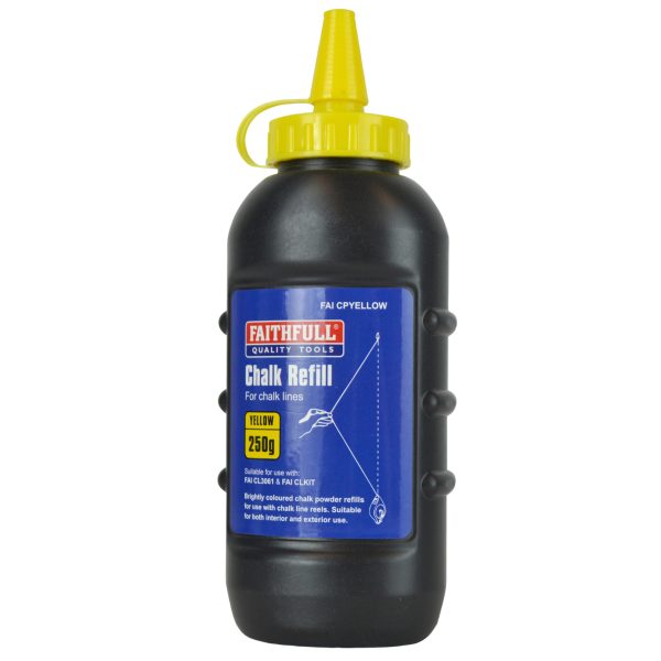 FAITHFULL Chalk Powder Yellow 250g