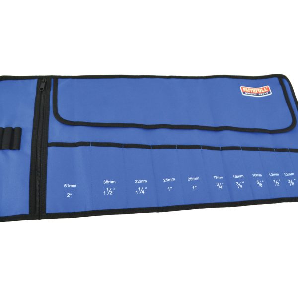 FAITHFULL 12 Pocket Chisel Roll 32 x 68cm