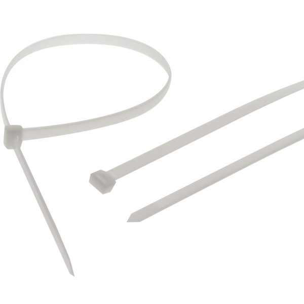 FAITHFULL Heavy-Duty Cable Ties White 9.0 x 1200mm (Pack 10)