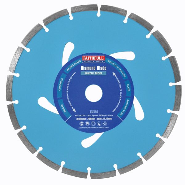 FAITHFULL Contract Diamond Blade 230 x 22.2mm
