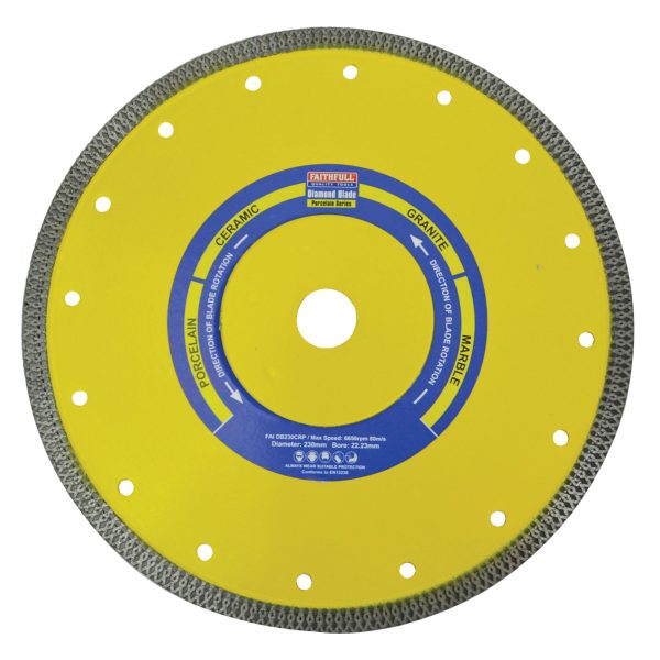 FAITHFULL Porcelain Diamond Blade 230 x 22.23mm