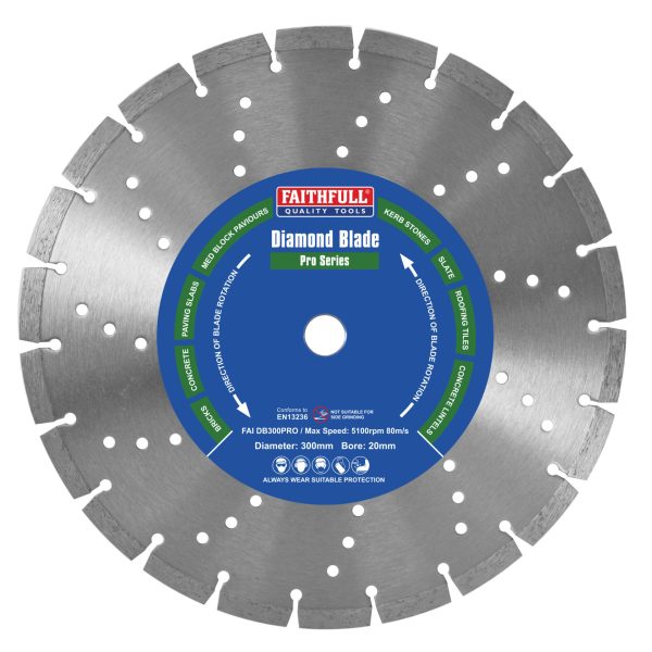 FAITHFULL Professional Diamond Blade 125 x 22mm
