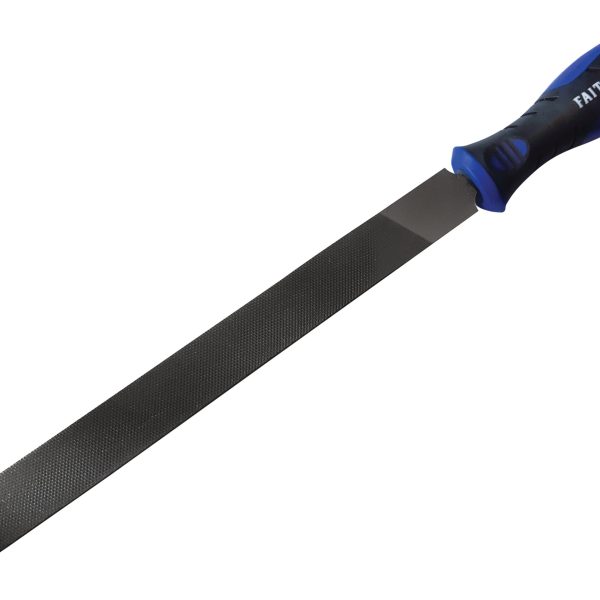 FAITHFULL Handled Hand Bastard Cut Engineers File 250mm (10in)