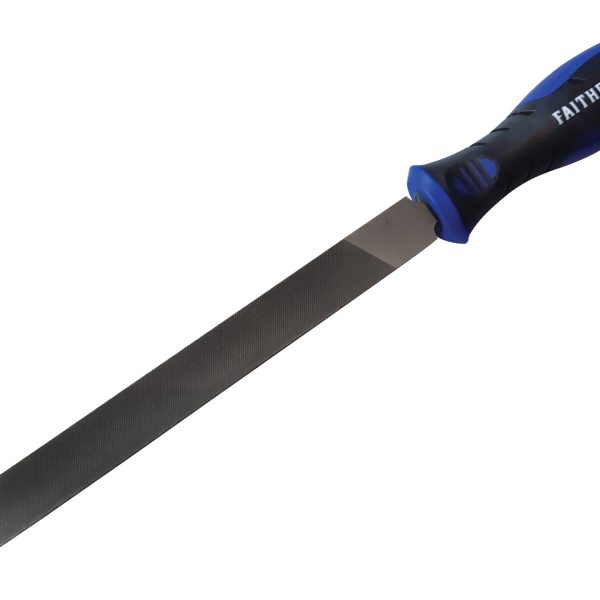 FAITHFULL Handled Hand Second Cut Engineers File 200mm (8in)