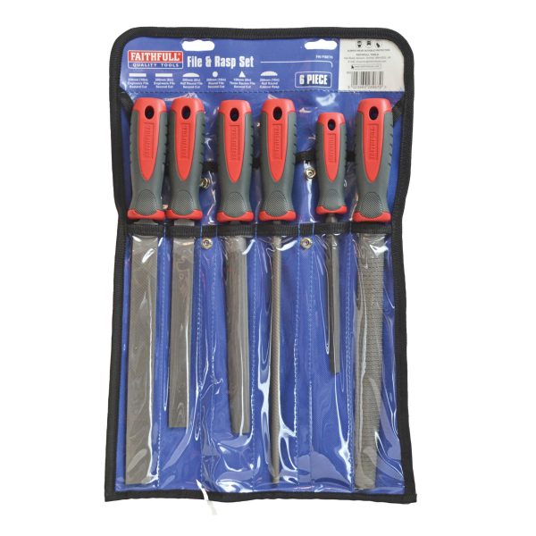 FAITHFULL File and Rasp Set, 6 Piece