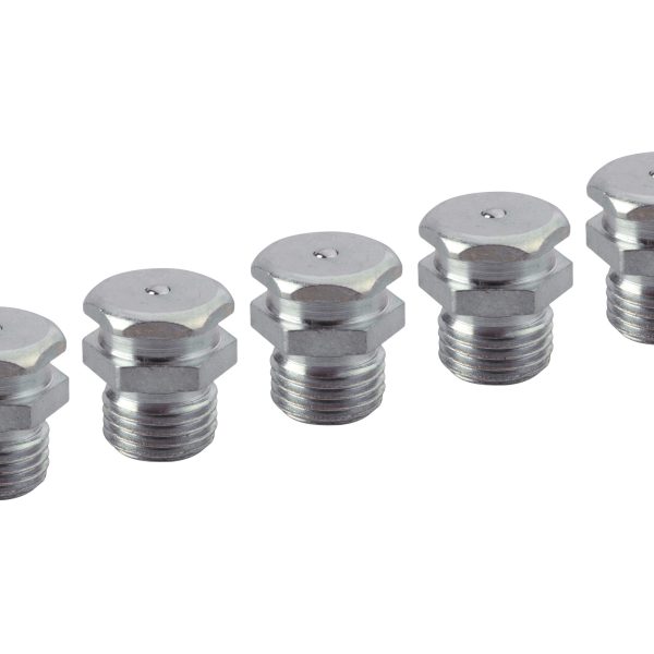 FAITHFULL Grease Nipple Button 1/4in BSP (Pack 5)