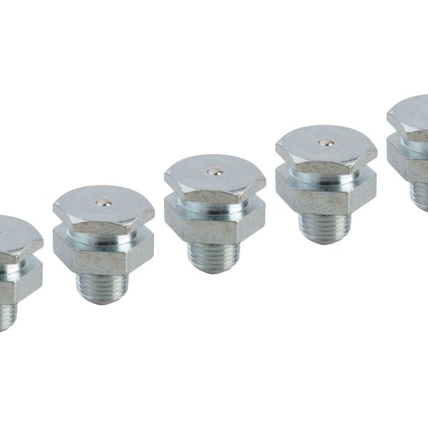 FAITHFULL Grease Nipple Button 1/8in BSP (Pack 5)