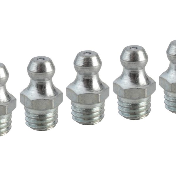 FAITHFULL Grease Nipple Straight M8 x 1.25 (Pack 5)