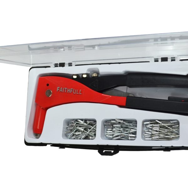 FAITHFULL Heavy-Duty Riveter Kit