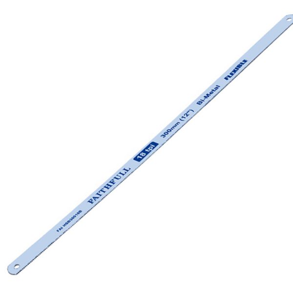 FAITHFULL Hacksaw Blades 300mm (12in) x 18 TPI (Pack 2)