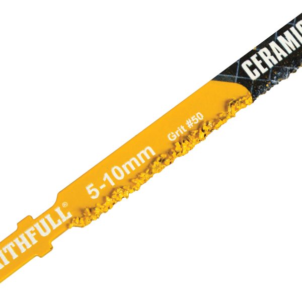 FAITHFULL TCT Riff Tile Cutting Jigsaw Blades Pack of 5