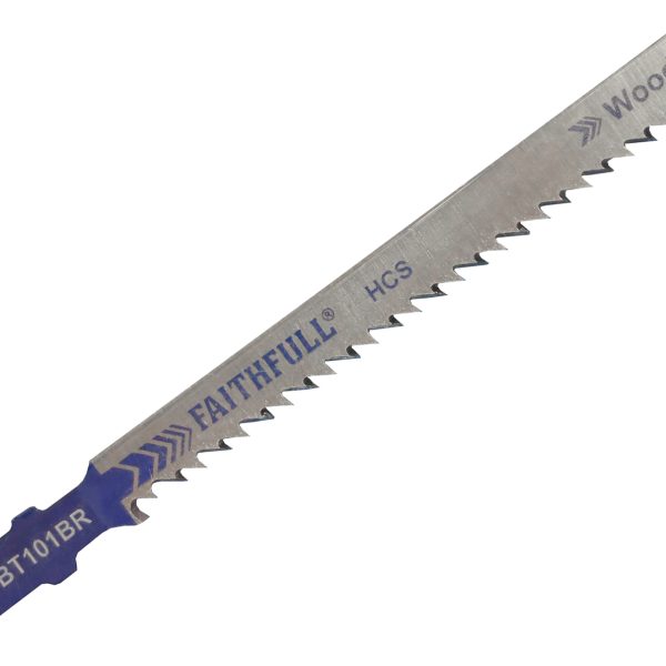 FAITHFULL Laminate/Wood Jigsaw Blades Pack of 5 T101BR