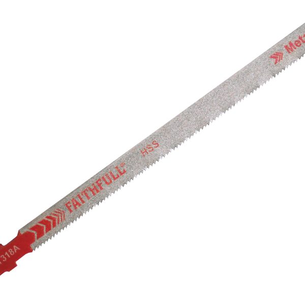 FAITHFULL Metal Cutting Jigsaw Blades Pack of 5 T318A