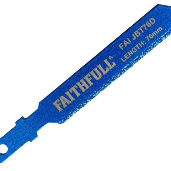 FAITHFULL Jigsaw Blade Diamond Grit 76mm