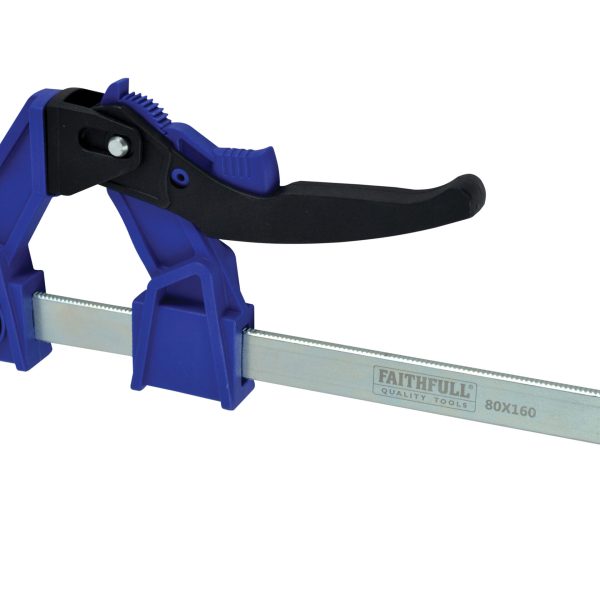 FAITHFULL Heavy-Duty Lever Clamp Capacity 160mm
