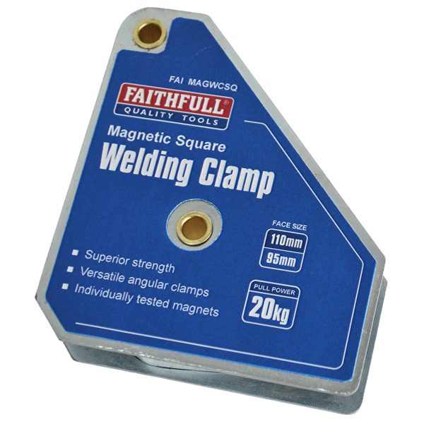 FAITHFULL Welding Magnet Square 100 x 95mm
