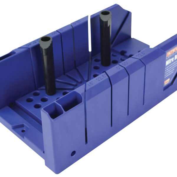 FAITHFULL Plastic Mitre Box with Pegs 310mm (12.1/4in)