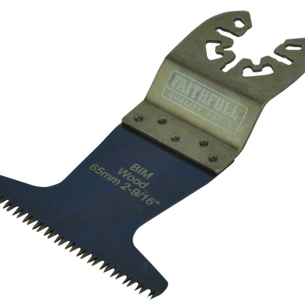 FAITHFULL Premium Arc Cut Hardwood Bi-Metal Blade 65mm