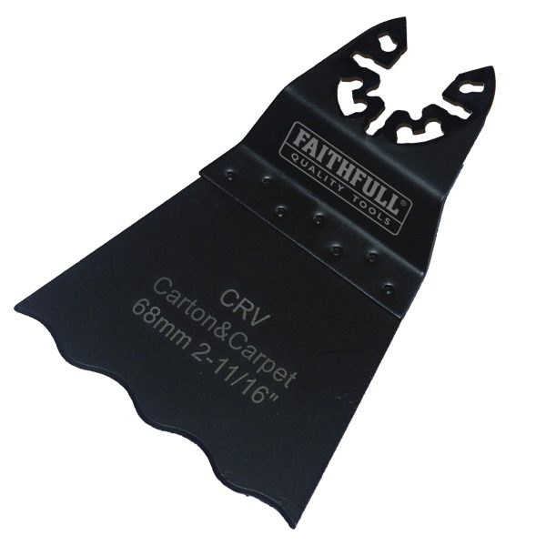 FAITHFULL Multi-Functional Tool CrV Serrated Wavy Edge Saw Blade 68mm