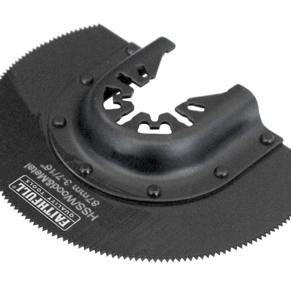 FAITHFULL Multi-Functional Tool CrV Radial Blade Wood Wavy Set 87mm