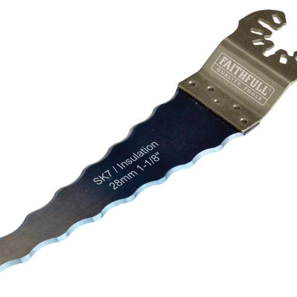 FAITHFULL SK7 Wavy Edge Insulation Cutter Blade 100mm