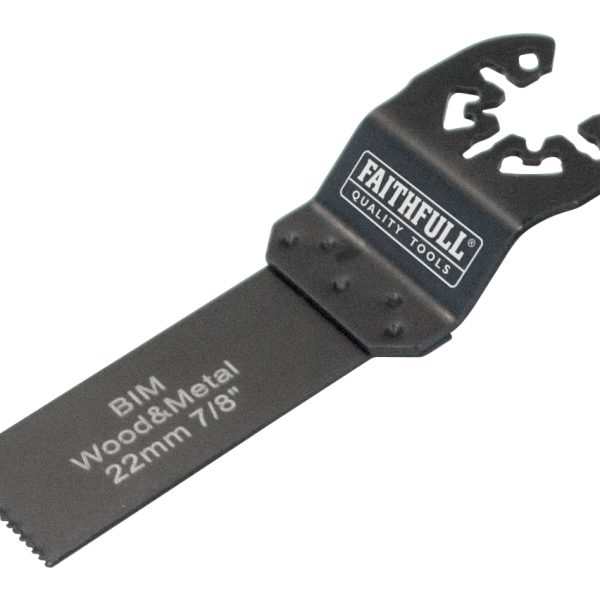 FAITHFULL Multi-Functional Tool Flush Cut Wood/Bi-Metal Blade 22mm