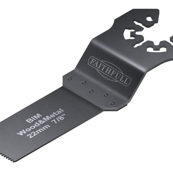 FAITHFULL Multi-Functional Tool Flush Cut Wood/Bi-Metal Blade 22mm (Pack 5)