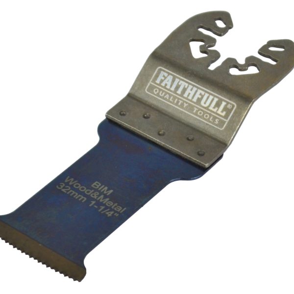 FAITHFULL Premium Arc Cut Wood & Metal Bi-Metal Blade 32mm