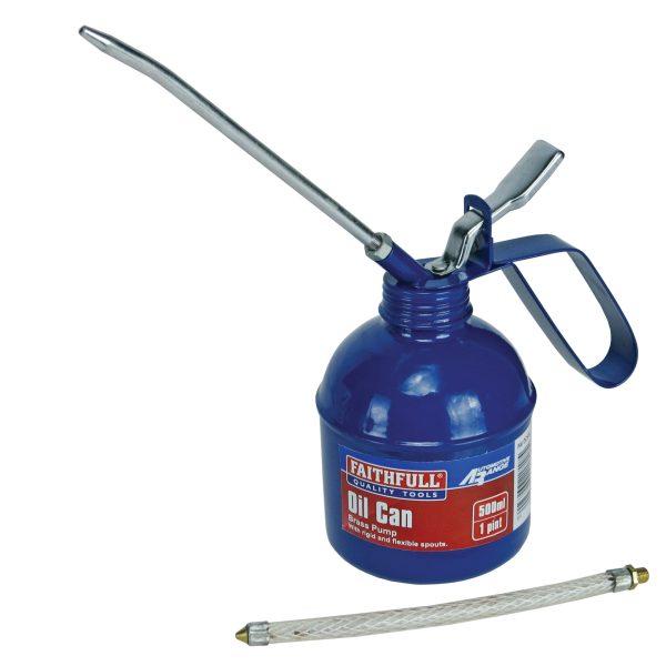 FAITHFULL Lever Type Oil Can 500ml