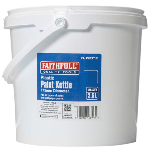 FAITHFULL Plastic Paint Kettle 2.5 litre