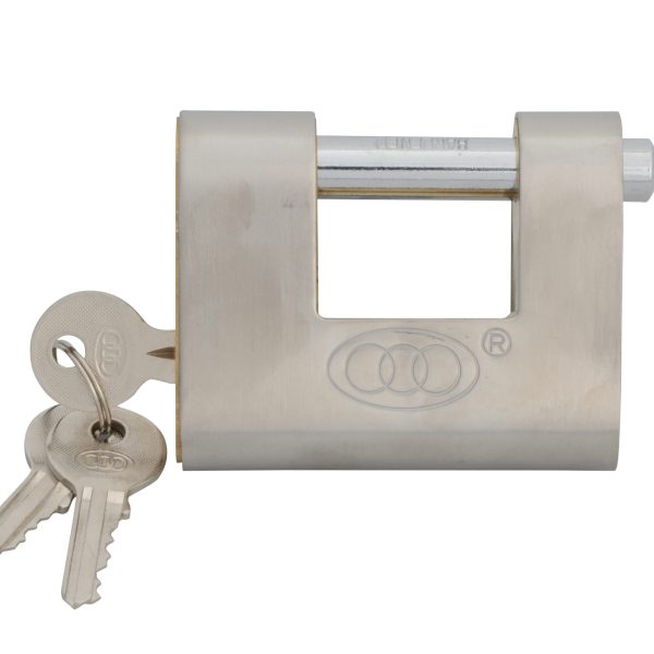 FAITHFULL Brass Shutter Padlock 80mm