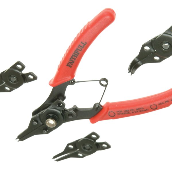 FAITHFULL Circlip Pliers Set, 5 Piece