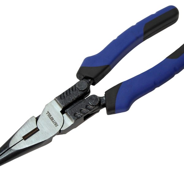FAITHFULL High-Leverage Long Nose Pliers 230mm (9in)
