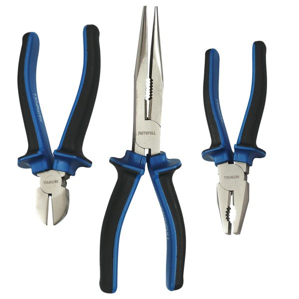 FAITHFULL Handyman Pliers Set, 3 Piece