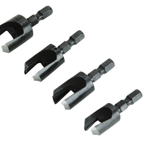 FAITHFULL Plug Cutter Set of 4 No.6-12