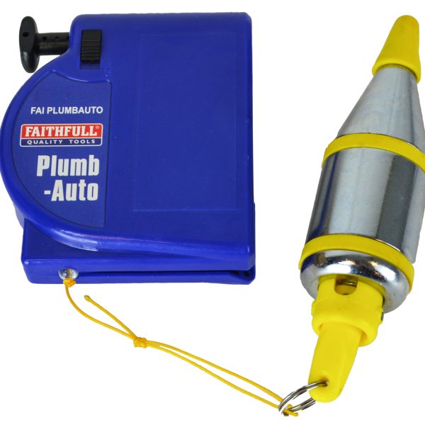 FAITHFULL Plumb-Auto Automatic Plumb Line 400g (14oz)