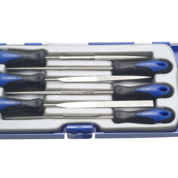 FAITHFULL Diamond Needle File Set 6 Piece