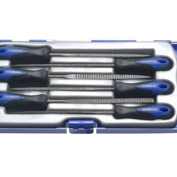 FAITHFULL Precision Needle Rasp Set 6 Piece