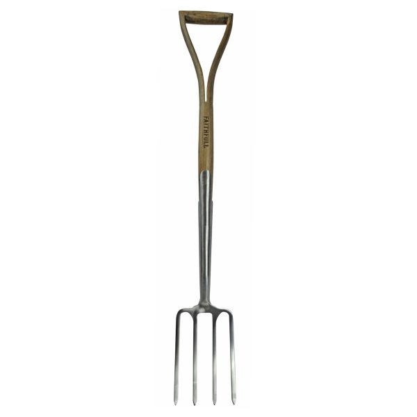 FAITHFULL Prestige Stainless Steel Border Fork Ash Handle
