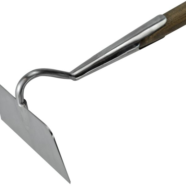 FAITHFULL Prestige Stainless Steel Draw Hoe Ash Handle