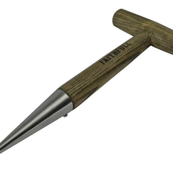 FAITHFULL Prestige Stainless Steel Dibber Ash Handle
