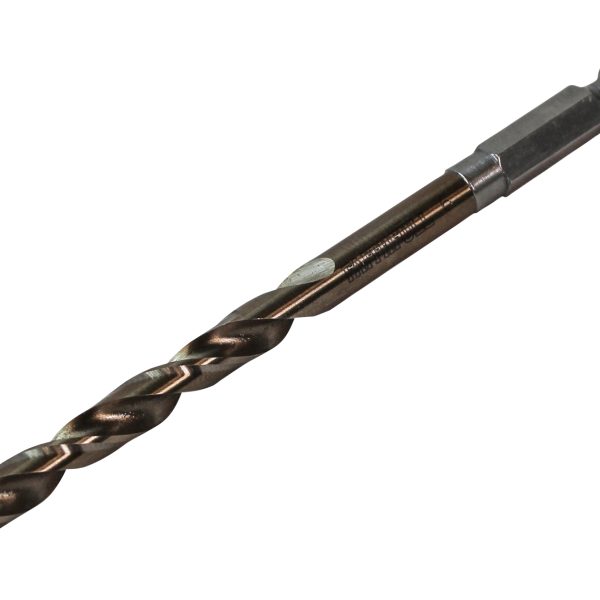 FAITHFULL HSSE M35 Cobalt Quick-Change Impact Drill Bit 2.5mm OL:73mm WL:30mm